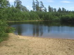 Blekingeleden Etapp 7, mysig sjö mitt i naturreservatet